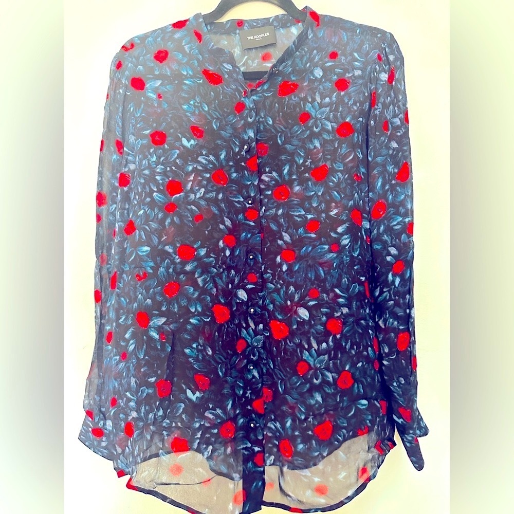 The Kooples long-sleeve blouse size 2